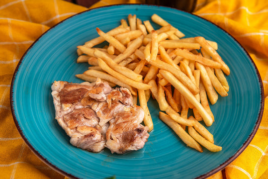 Meniu Pulpa de Pui Dezosata cu Cartofi Prajiti