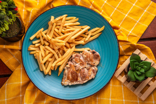 Meniu Pulpa de Pui Dezosata cu Cartofi Prajiti