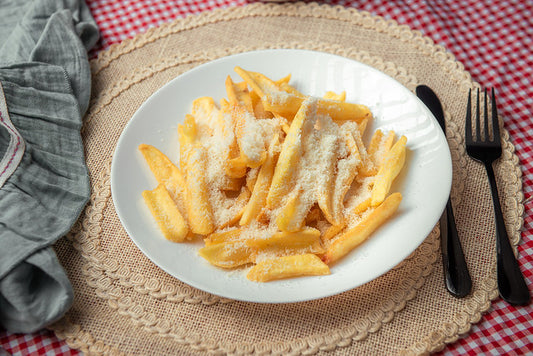 Cartofi Prajiti cu Parmezan si Usturoi