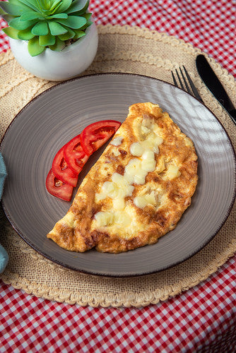 Omleta cu Sunca si Cascaval